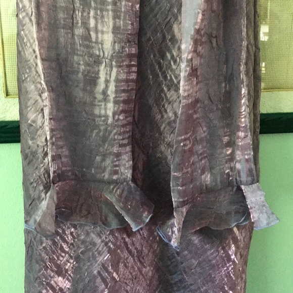 HANDMADE PURPLE DRESS - Picture 4 of 4